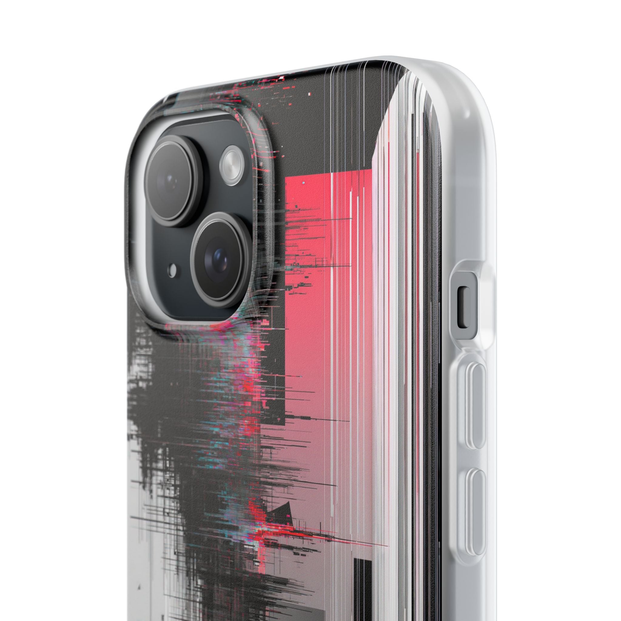 Black Lite Phone Case for iPhone - Crimson Data Leak