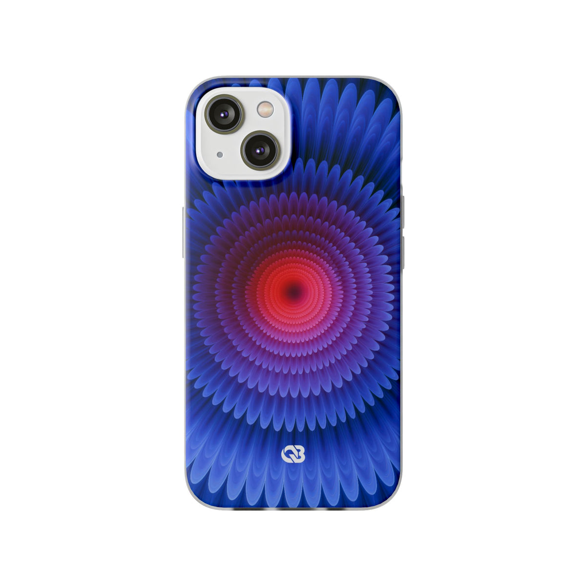Radial Spectrum Bloom · Lite Phone Case for iPhone ·  Blue