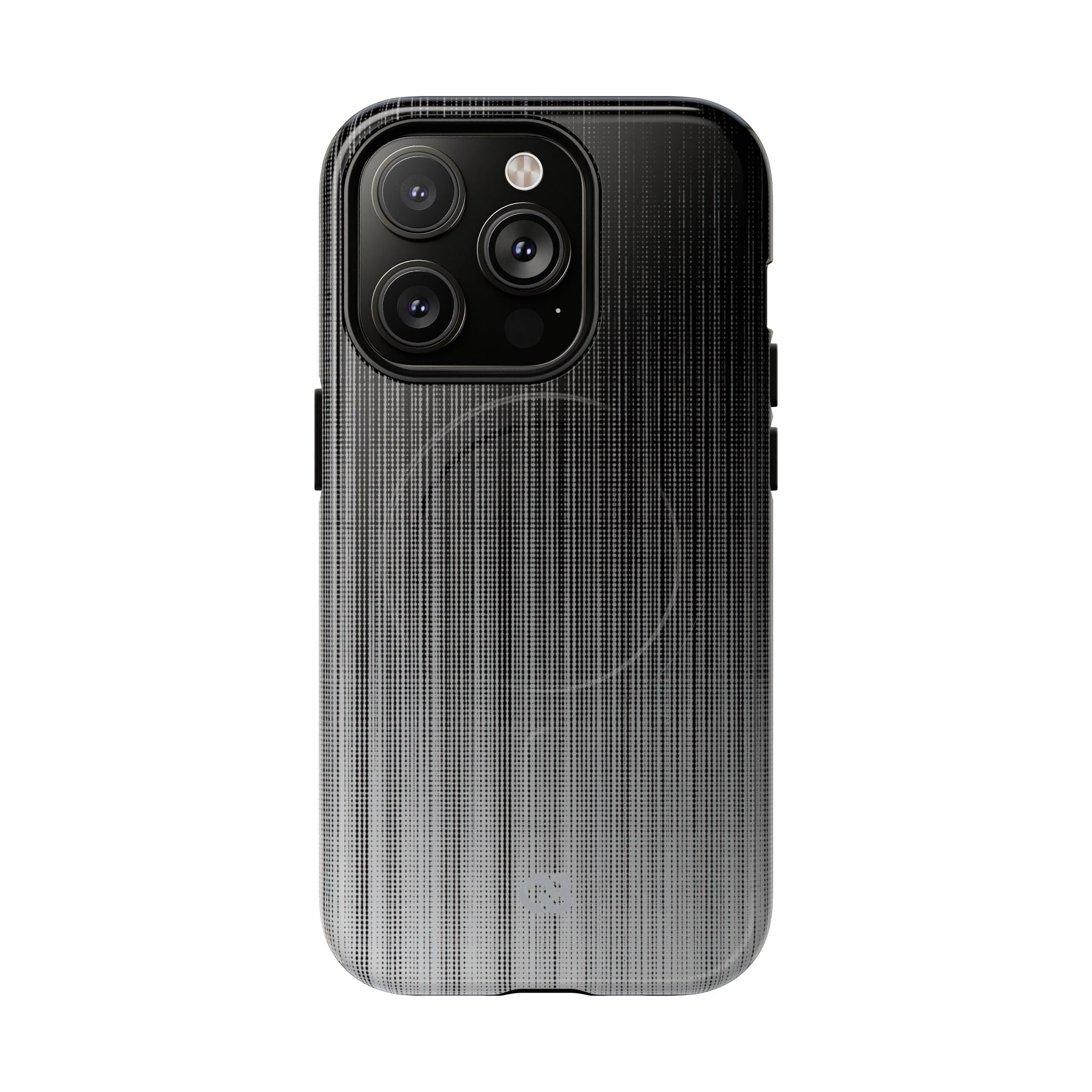 Grey Tough 2.0 Magsafe Phone Case for iPhone - Static Vertical Dither
