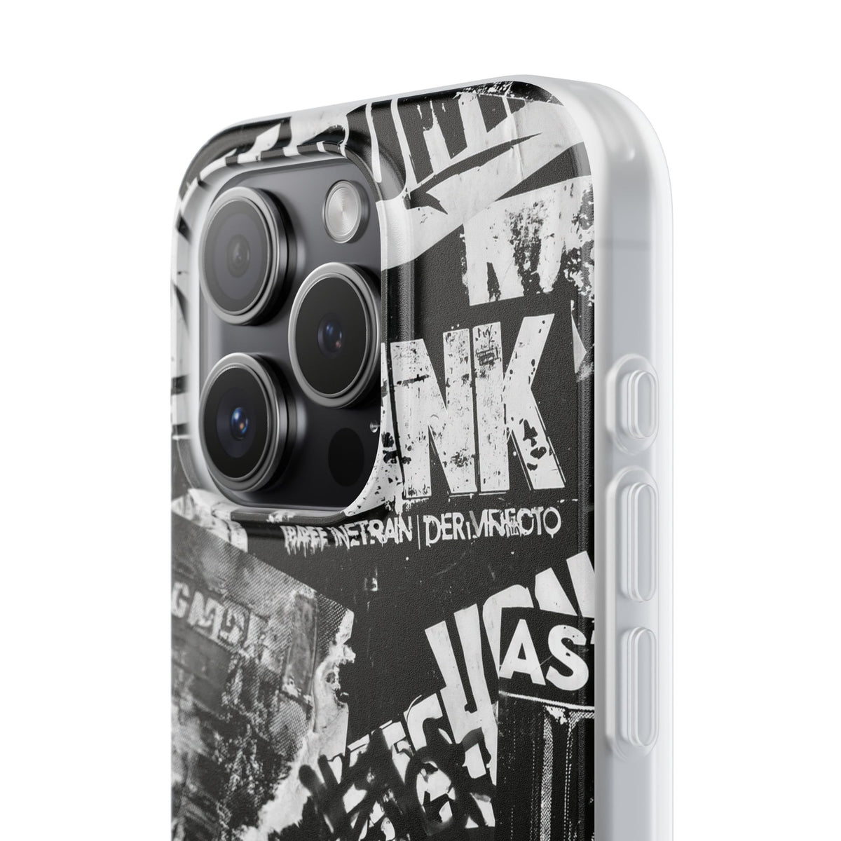 Underground Punk Collage · Lite Phone Case for iPhone ·  Black