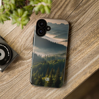 Foggy Mountain Ridge · Tough Phone Case for iPhone