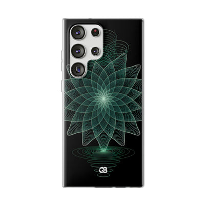 Verdant Harmonic Bloom · Lite Phone Case for Samsung · Black