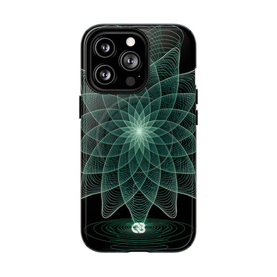 Verdant Harmonic Bloom · Tough 2.0 Magnetic Phone Case for iPhone · Black