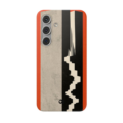 Orange Lite Phone Case for Samsung - Orange Monolith Rift