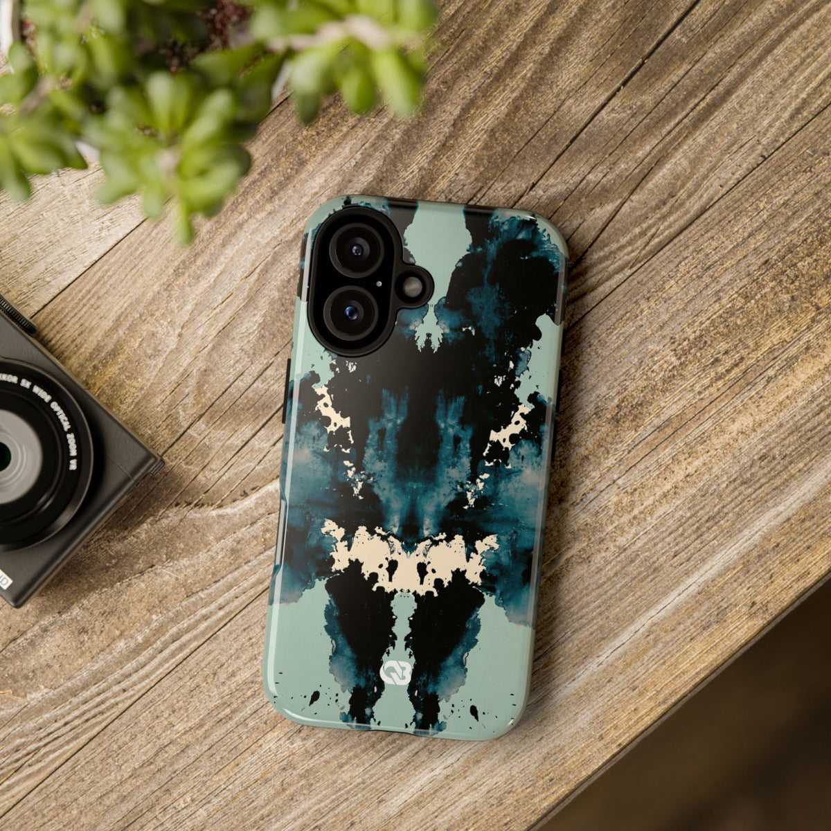 Rorschach Ink Void · Tough Phone Case for iPhone · Black