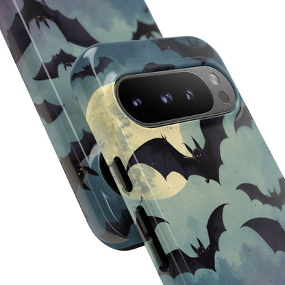 Glowing Bat Swarm Google Pixel 9 Pro Case - Tough