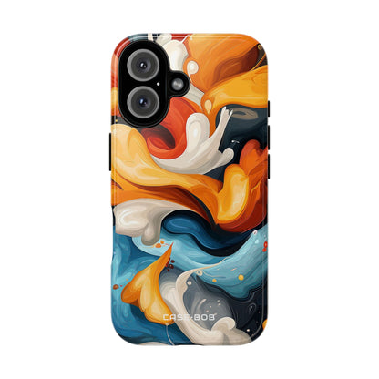 Crimson Ribbon iPhone 16 Case - Tough