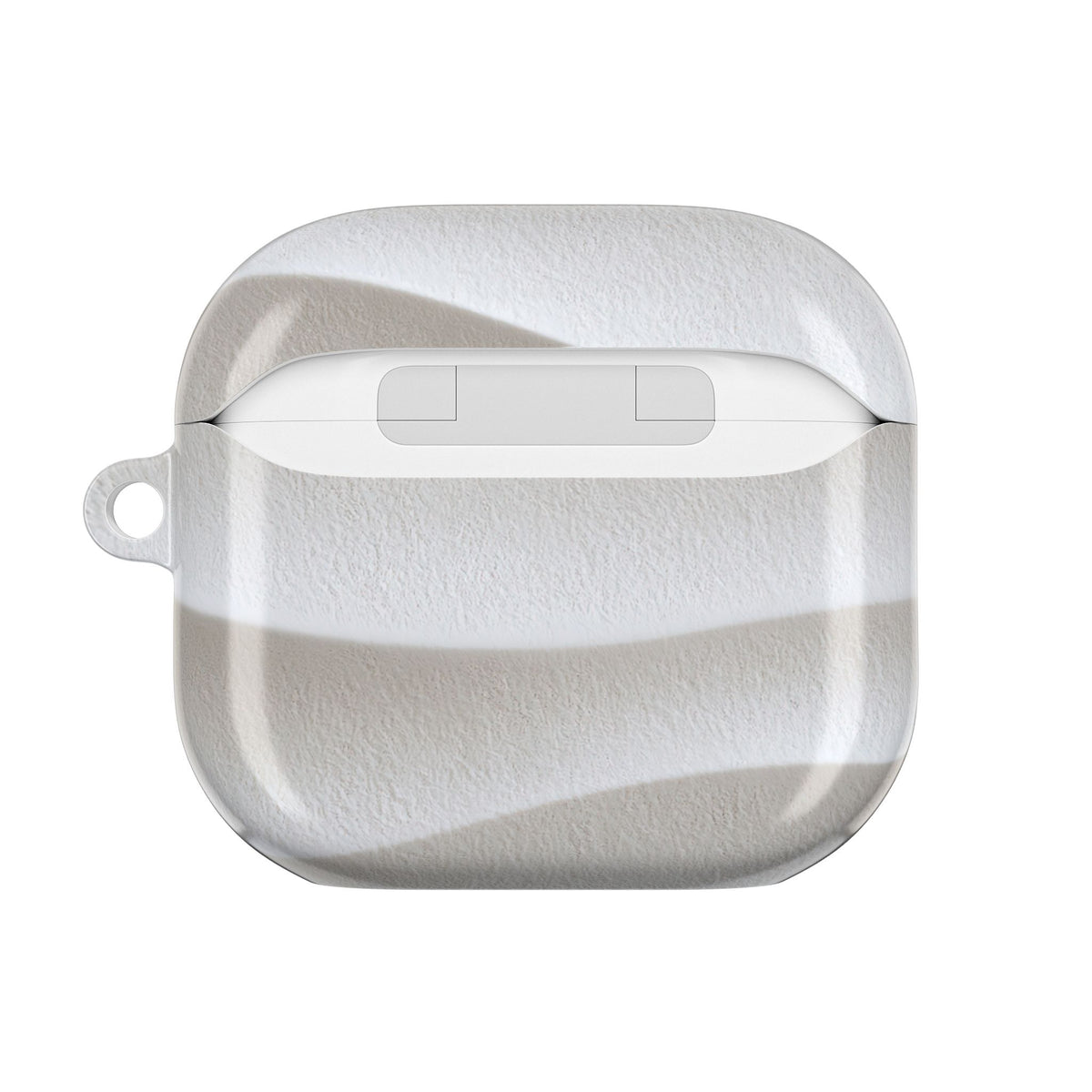 Sculpted Dune Relief · Hard Case for AirPods & AirPods Pro · White