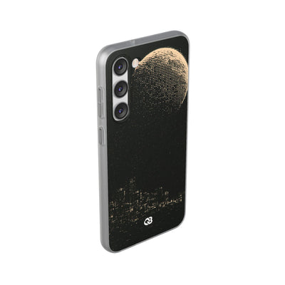 Lunar Metropolis Nocturne · Lite Phone Case for Samsung · Black