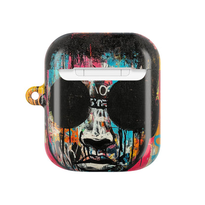 Black Orb Face - AirPods Case