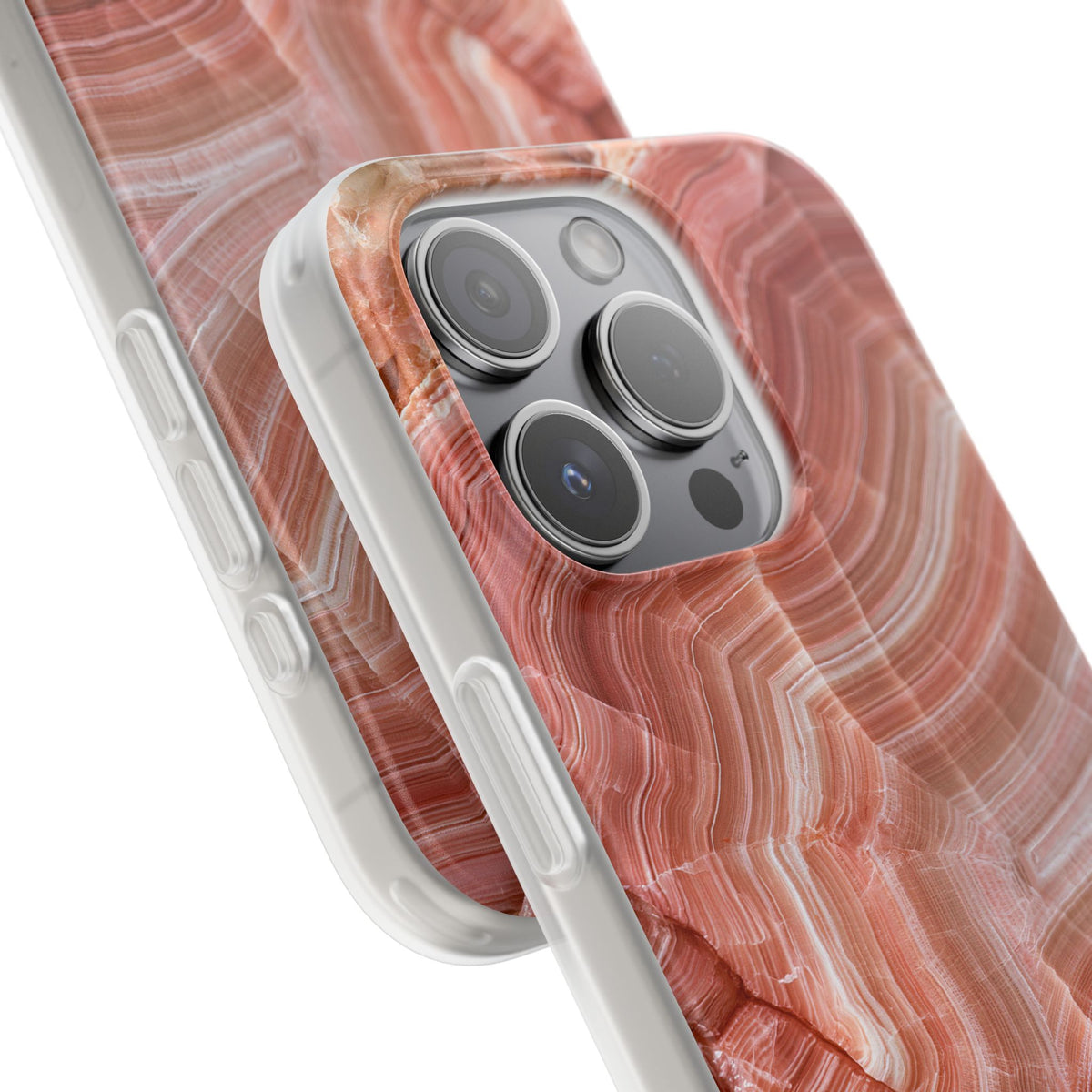 Blushing Rose Strata · Lite Phone Case for iPhone ·  Pink