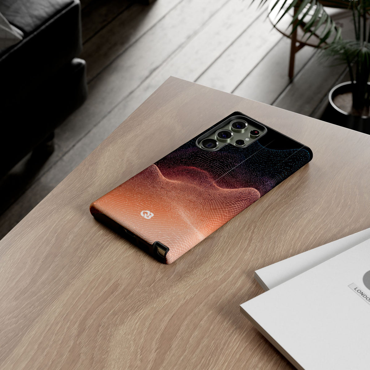 Spectral Elevation · Tough Phone Case for Samsung · Orange
