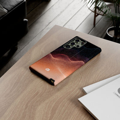 Spectral Elevation · Tough Phone Case for Samsung · Orange