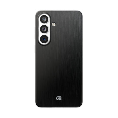Obsidian Brushed Steel · Lite Phone Case for Samsung · Black