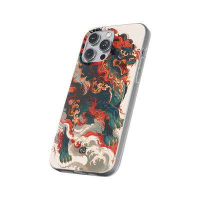 Imperial Shishi · Lite Phone Case for iPhone ·  Teal