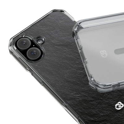 Obsidian Slate · Clear Impact Magnetic Phone Case for iPhone ·  Black