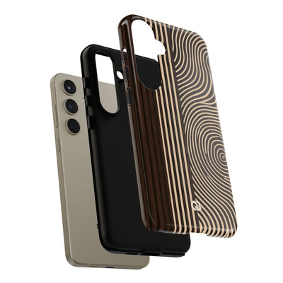 Brown Tough Phone Case for Samsung - Espresso Sand Ridge