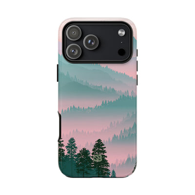 Teal Tough Phone Case for iPhone - Alpine Mist Teal