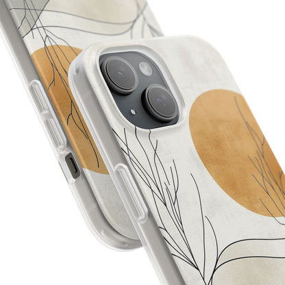 Orange Halo iPhone 15 Case - Soft