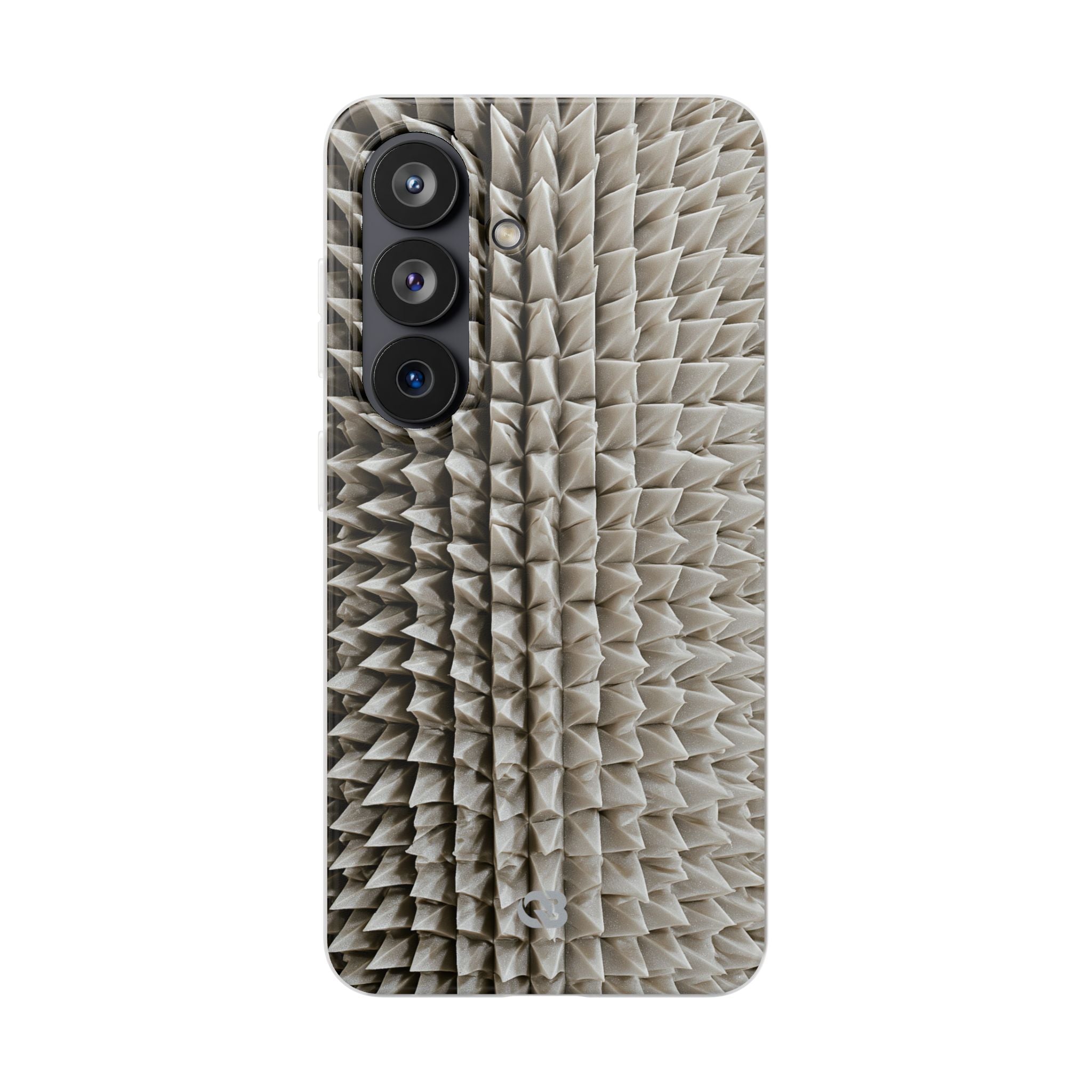 Beige Lite Phone Case for Samsung - Bone Spiked Grid