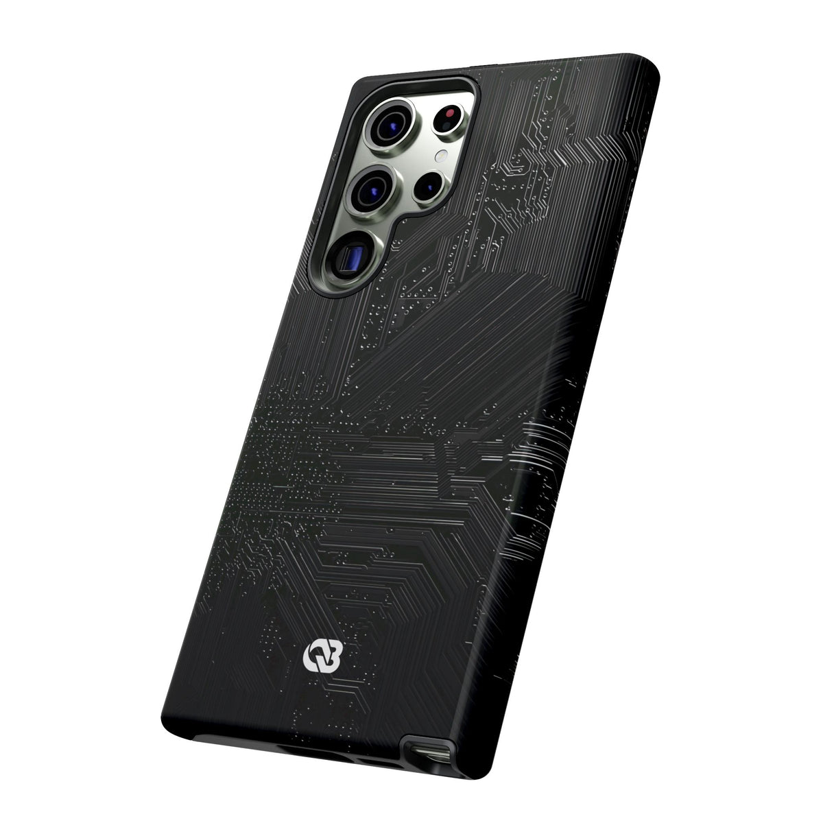Obsidian Circuitry · Tough Phone Case for Samsung · Black