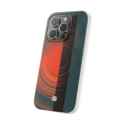Teal Lite Phone Case for iPhone - Burnt Slate Radial