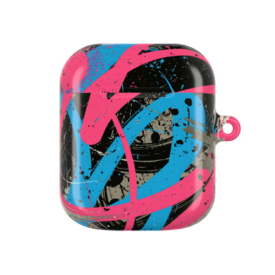 Cyber Splatter Flow · Hard Case for AirPods & AirPods Pro · Pink