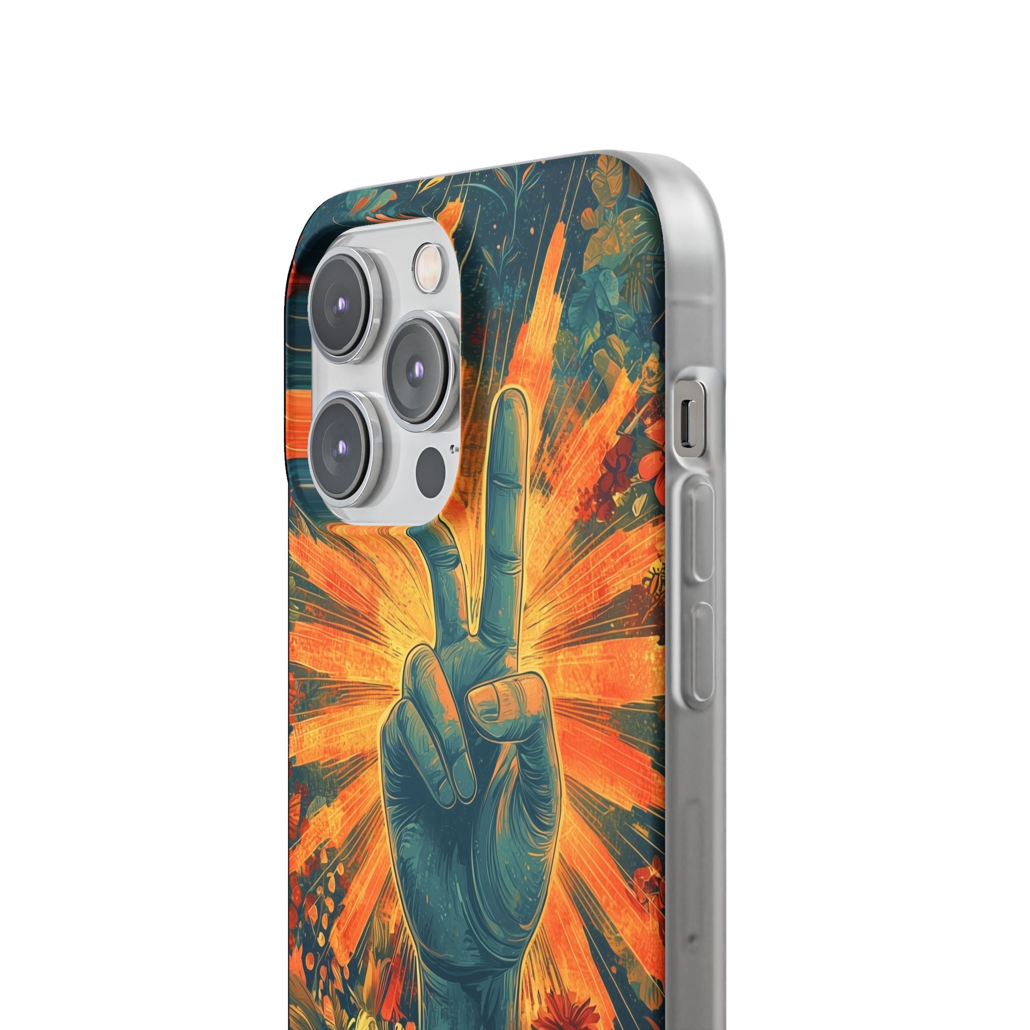 Radiant Peace Bloom · Soft Phone Case for iPhone