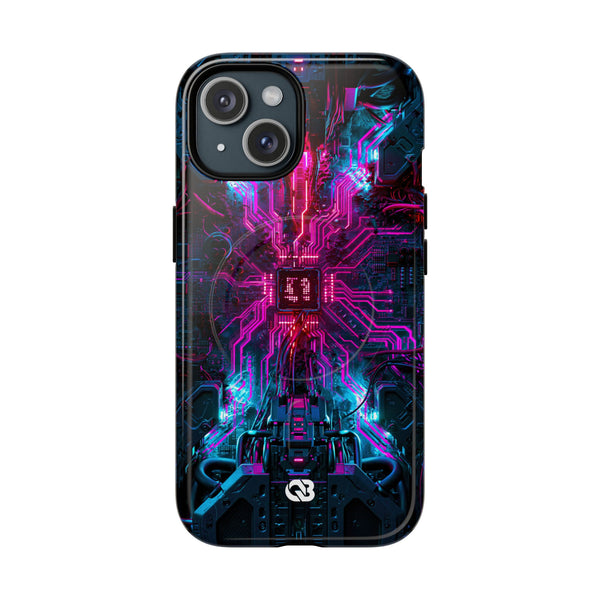 Neural Circuit Core · Tough 2.0 Magnetic Phone Case for iPhone · Black