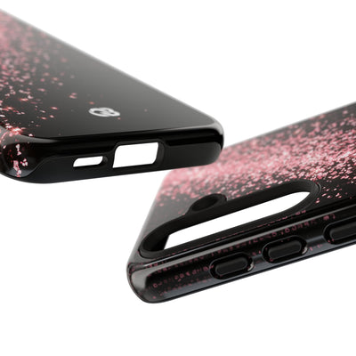 Rose Digital Cascade · Tough Phone Case for Samsung · Pink