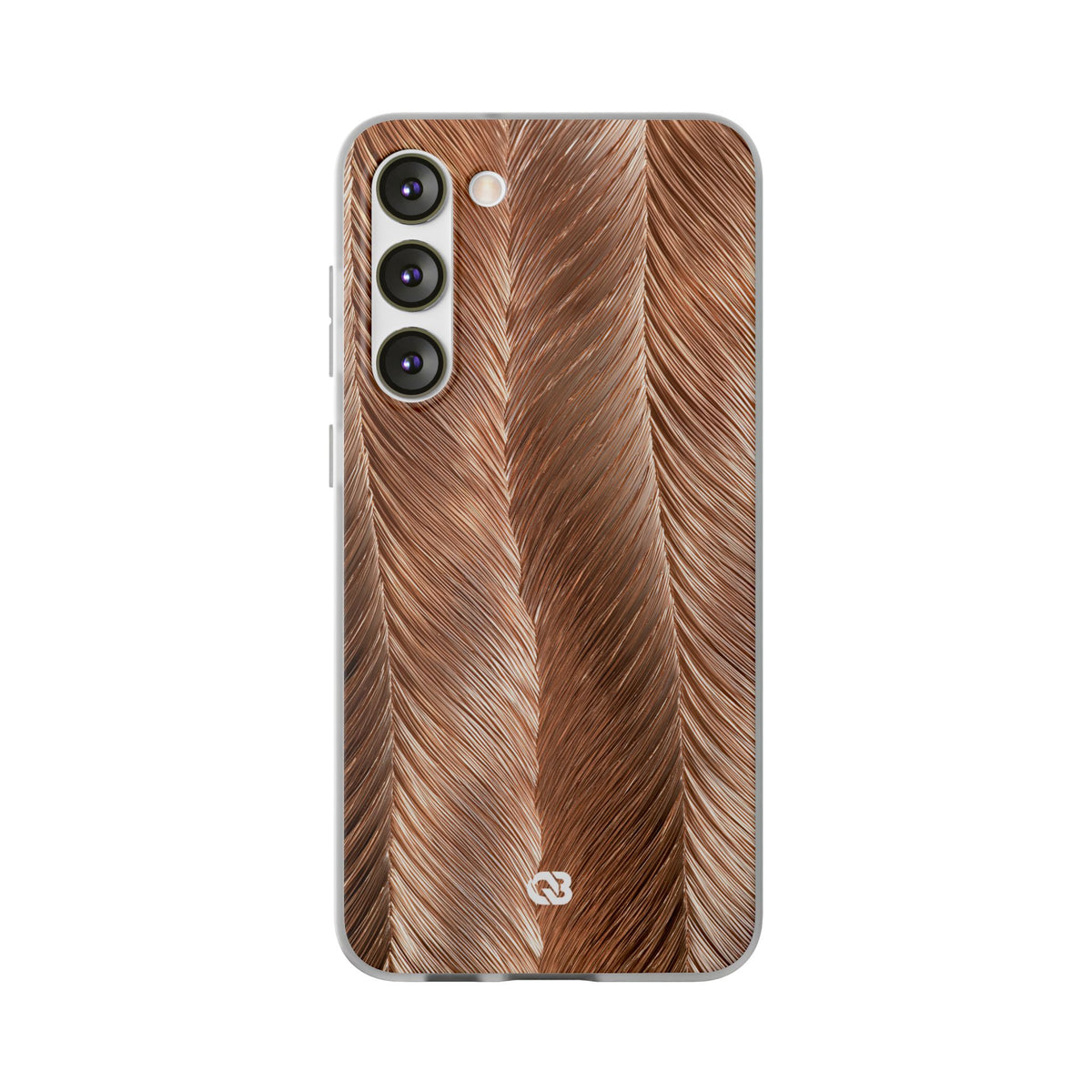 Rose Gold Weave · Lite Phone Case for Samsung · Brown