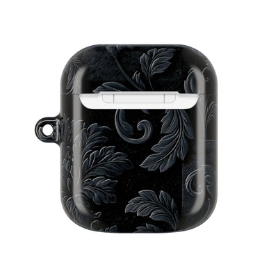 Obsidian Damask · Hard Case for AirPods & AirPods Pro · Black