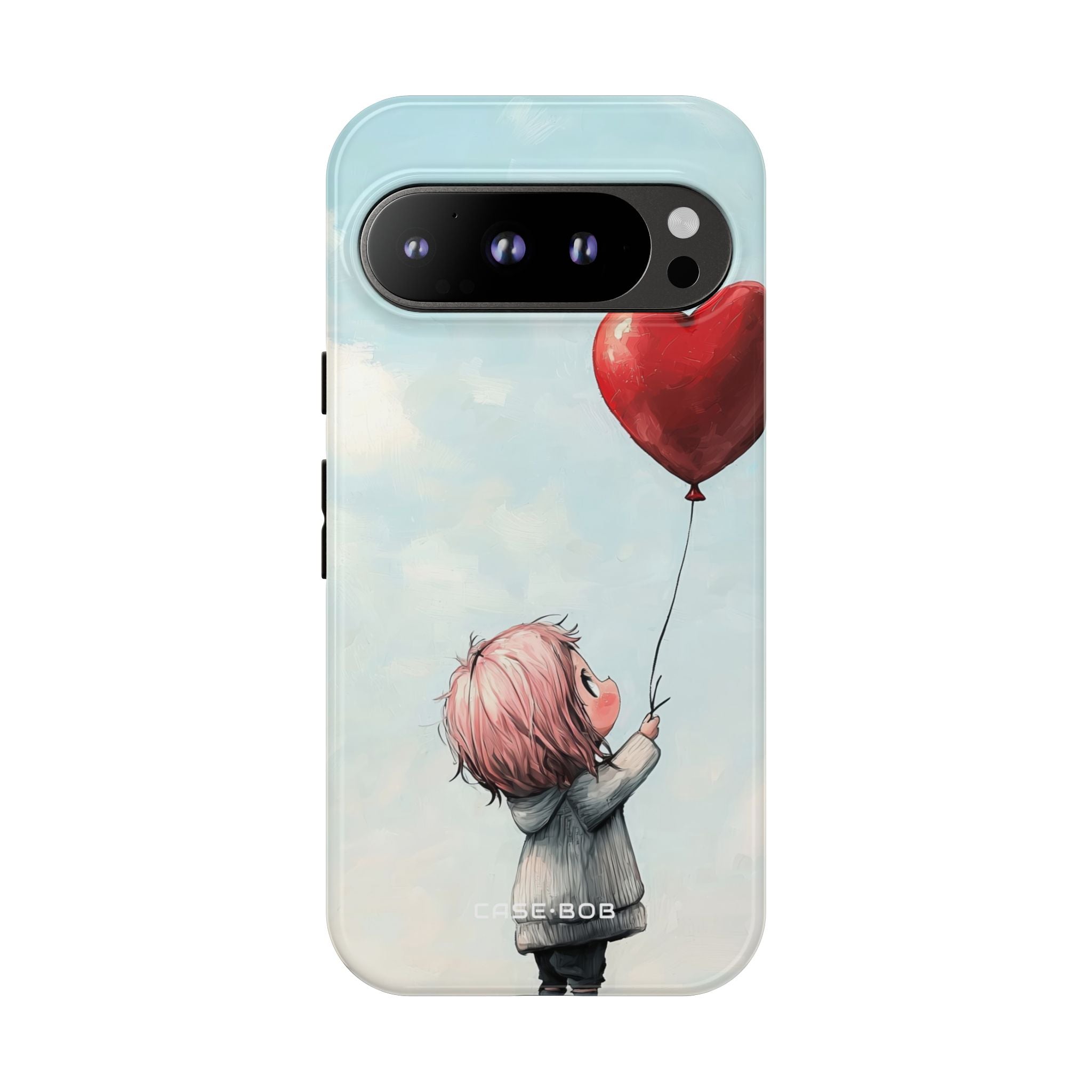 Herzballon Leuchten Google Pixel 9 Pro Case - Tough
