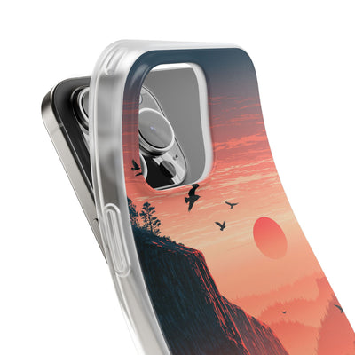 Orange Lite Phone Case for iPhone - Crimson Ridge Flight