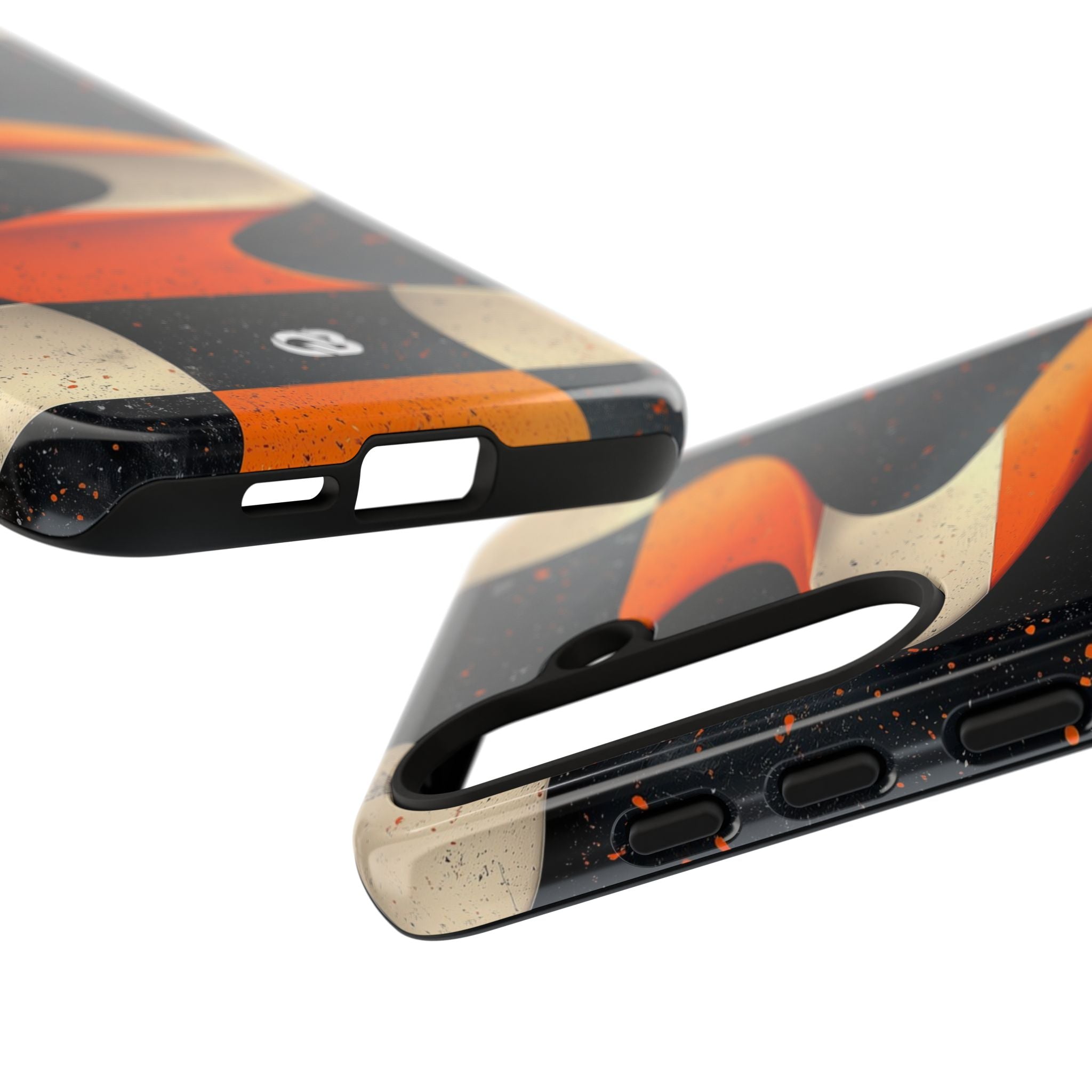 Orange Grit Twist · Tough Phone Case for Samsung