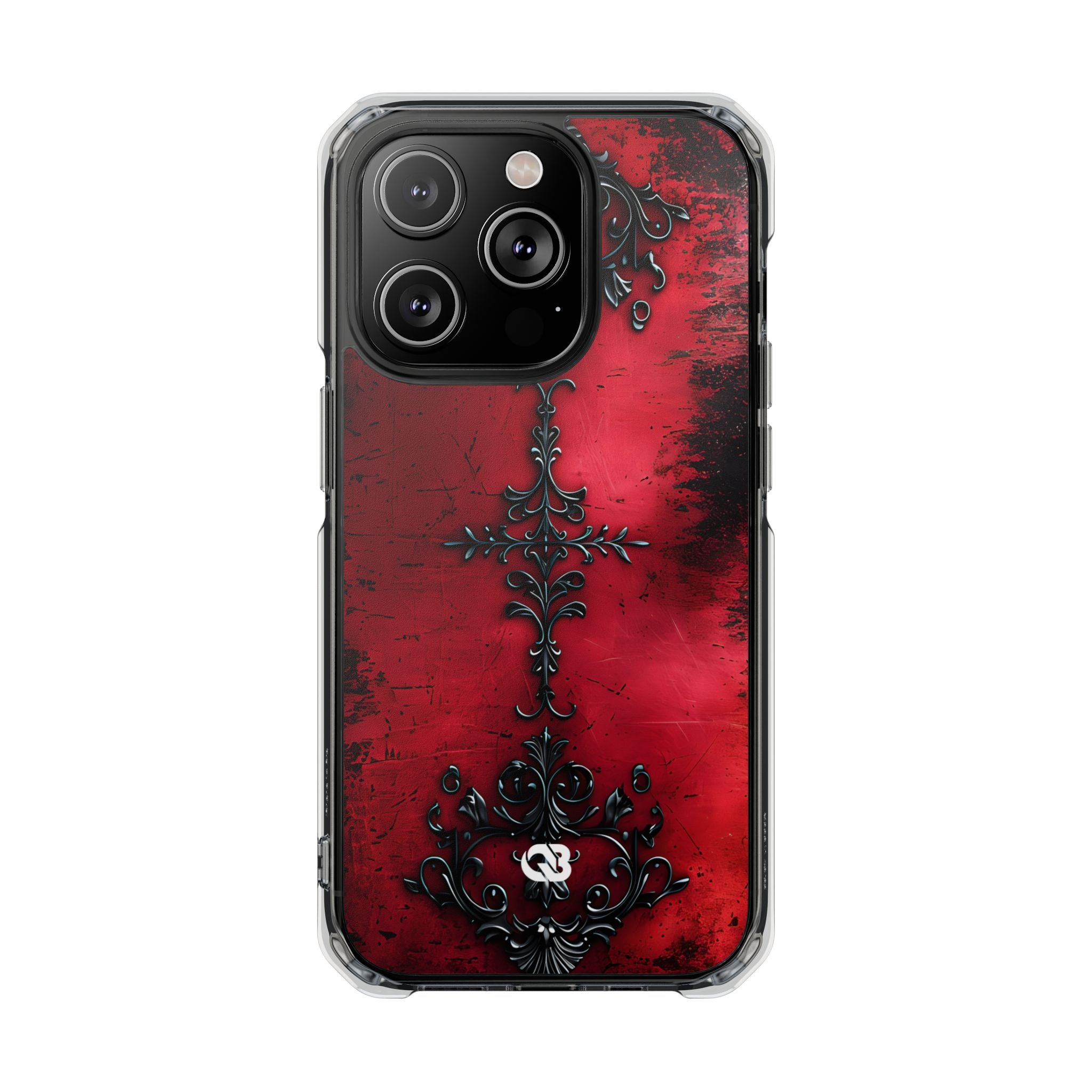 Crimson Gothic Filigree · Impact Phone Case for iPhone · Magsafe