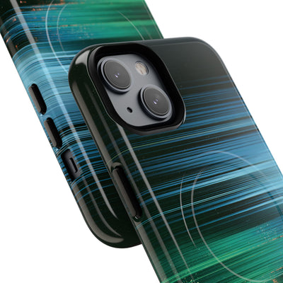 Digital Shoreline Drift · Tough 2.0 Magnetic Phone Case for iPhone · Teal