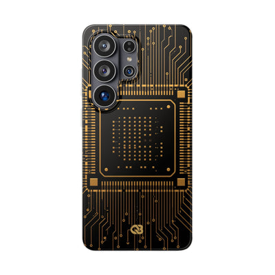 Gold Lite Phone Case for Samsung - Cyber Gold Processor