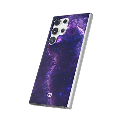 Purple Void Feline · Soft Custodia per Samsung
