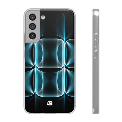 Translucent Cyber Grid · Lite Phone Case for Samsung · Teal