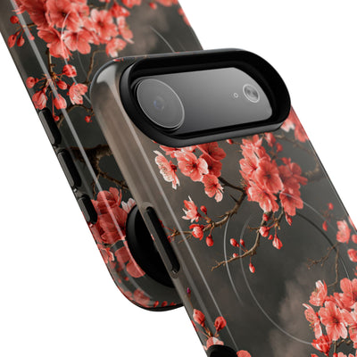 Dark Sakura Nocturne · Tough 2.0 Magnetic Phone Case for iPhone · Black