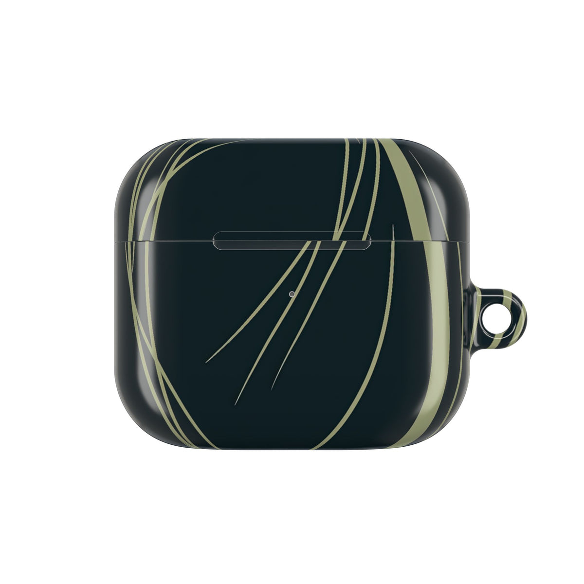 Serpentine Reeds · Hard Case for AirPods & AirPods Pro · Green