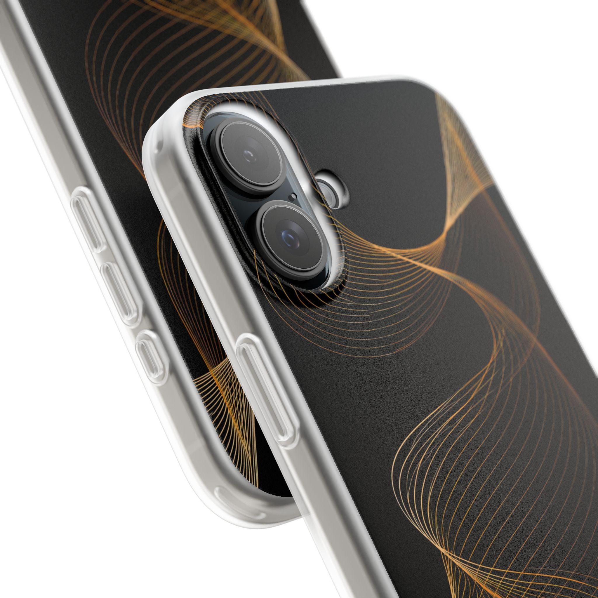 Gold Lite Phone Case for iPhone - Burnished Bronze Helix