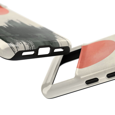 Crimson Sun Strokes · Tough Etui na telefon dla Google Pixel