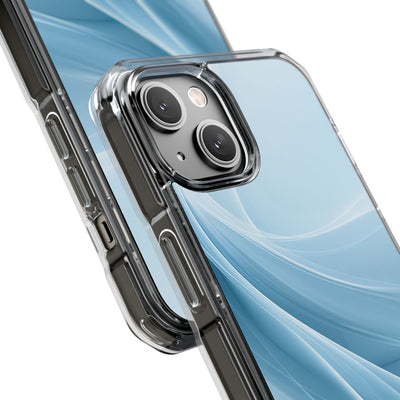 Blue Impact MagSafe Phone Case for iPhone - Arctic Silk Drift
