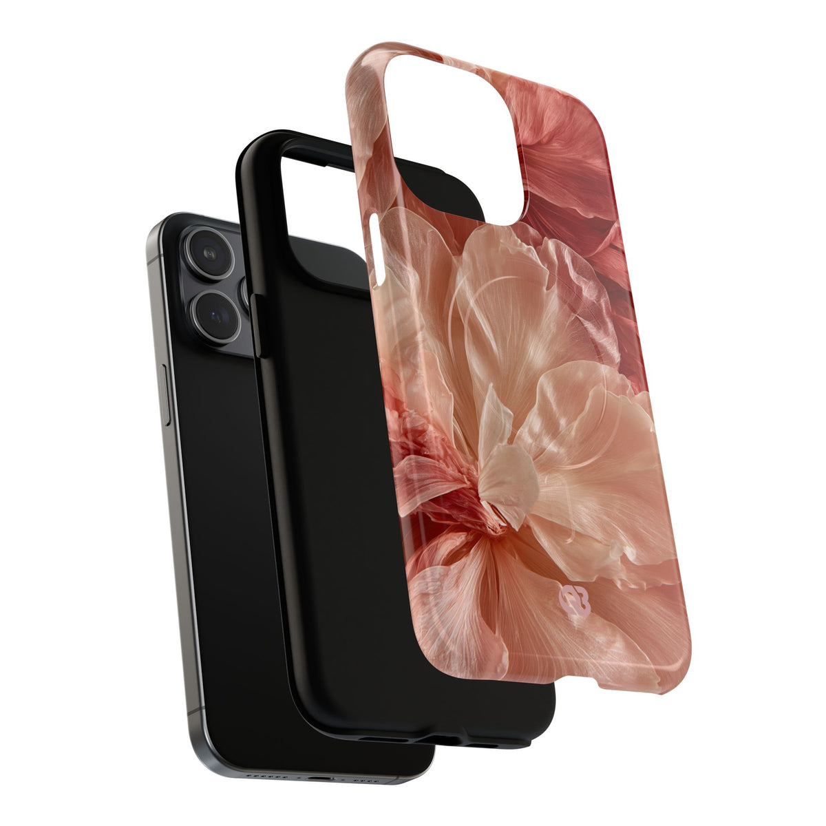 Blush Silk Bloom · Tough 2.0 Magnetic Phone Case for iPhone · Pink