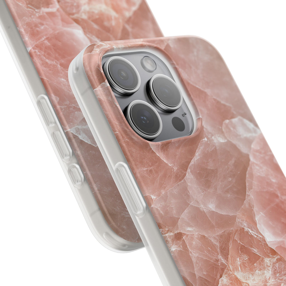 Rose Quartz Facet · Lite Phone Case for iPhone ·  Pink