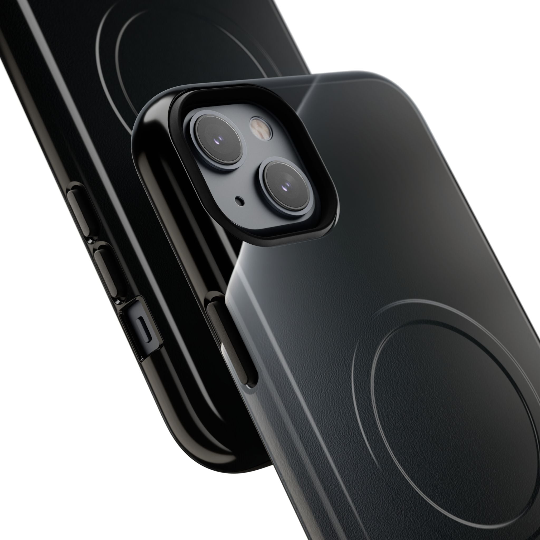 Black Tough 2.0 Magsafe Phone Case for iPhone - Obsidian Lunar Arch