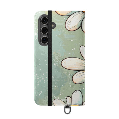Smiling Daisies Burst - Samsung S24 Plus Case - Wallet