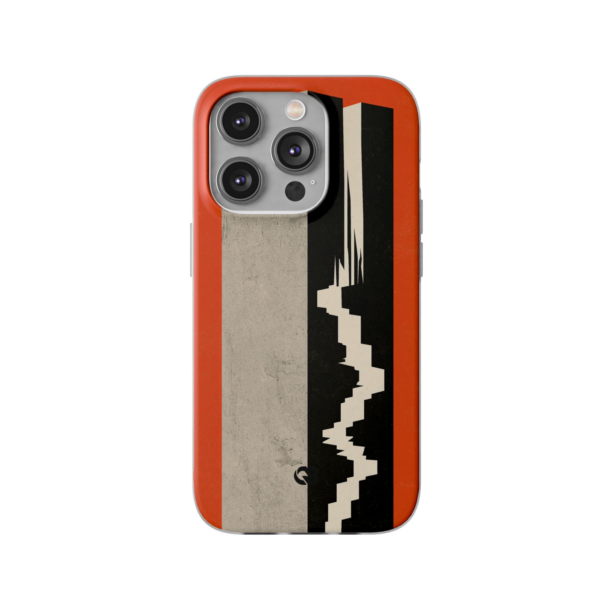 Orange Lite Phone Case for iPhone - Orange Monolith Rift